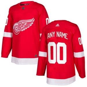 Barn NHL Detroit Red Wings Tröjor Skräddarsydda  Hemma Röd Authentic
