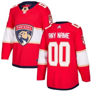 Barn NHL Florida Panthers Tröjor Skräddarsydda  Hemma Röd Authentic