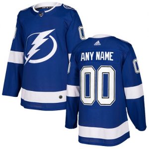Barn NHL Tampa Bay Lightning Tröjor Skräddarsydda Hemma Kuninkaallisen blå Authentic