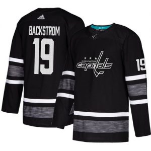 19 Nicklas Backstrom Svart 2019 All Star Game Parley Authentic